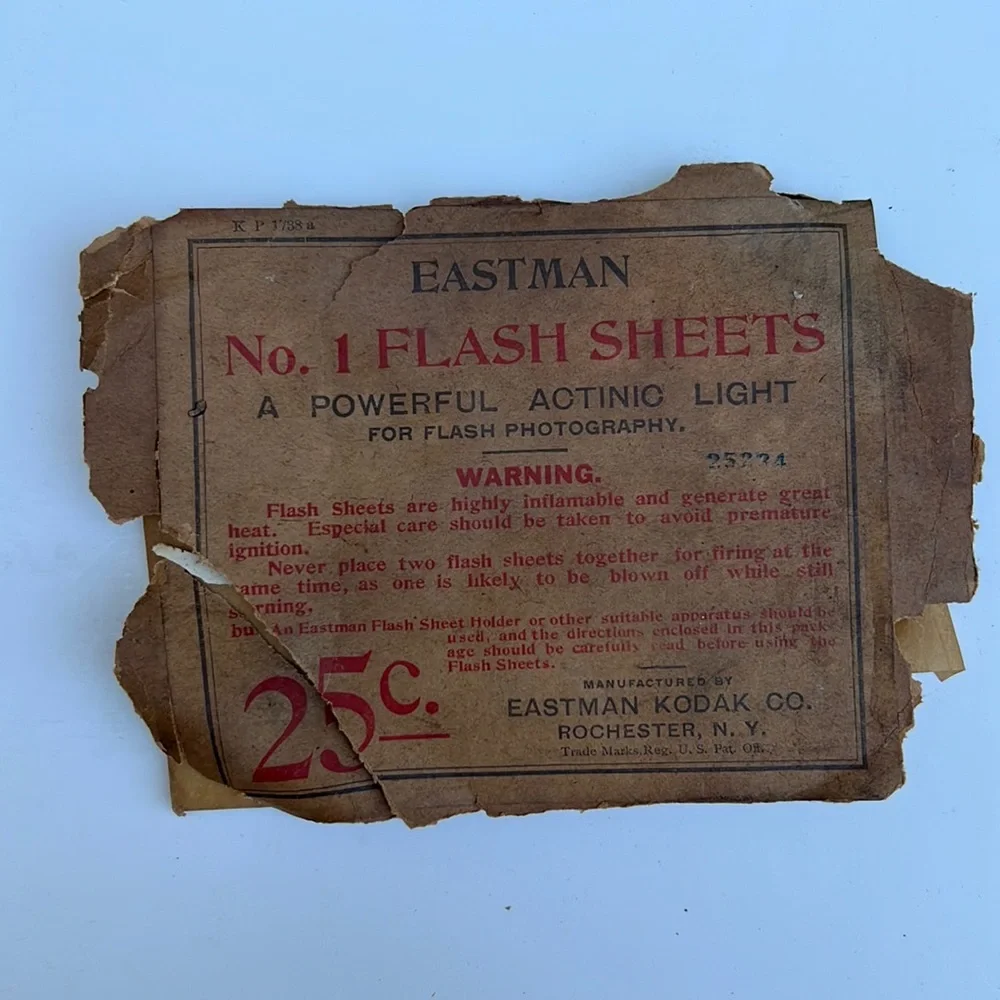 Vintage Eastman Kodak Flash Sheets